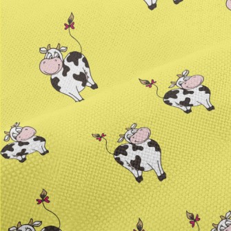American Cartoon Cow Performance Linen