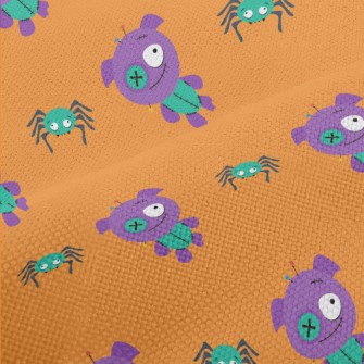 Voodoo Doll And Spider Performance Linen