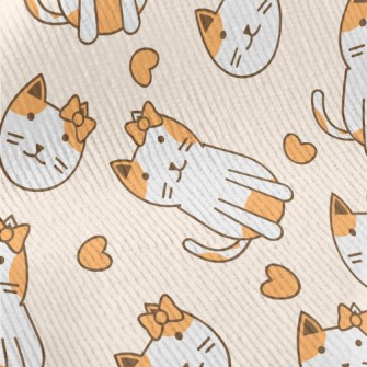 Cat With A Bow Standard Corduroy