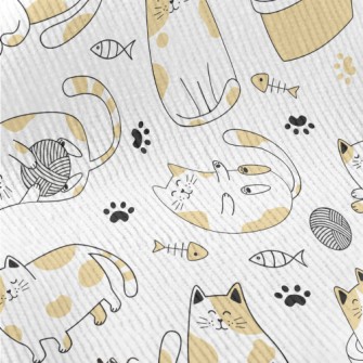 Cute Entertainment Home Cat Standard Corduroy