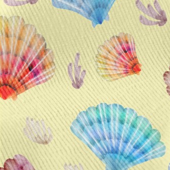 Brightly Colored Shells Standard Corduroy