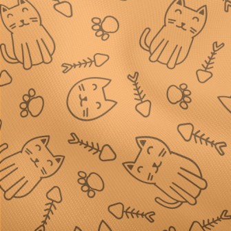 Simple Lines Cute Cat Dobby