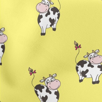American Cartoon Cow Stretch Ponte