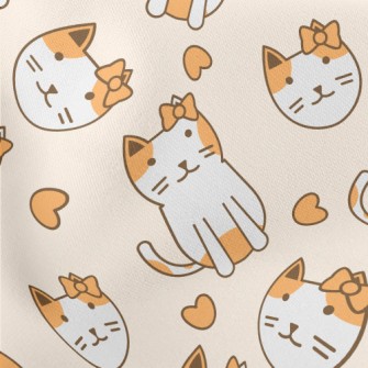 Cat With A Bow Stretch Ponte