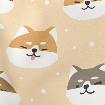 Naughty Thick Eyebrow Shiba In Stretch Ponte