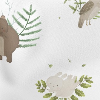 Picture Book Style Cute Animal Stretch Ponte