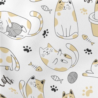 Cute Entertainment Home Cat Stretch Ponte