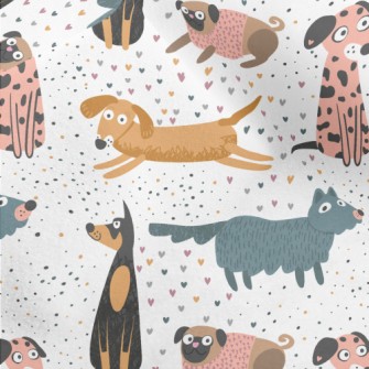 American Style Silly Dog Micro Fleece