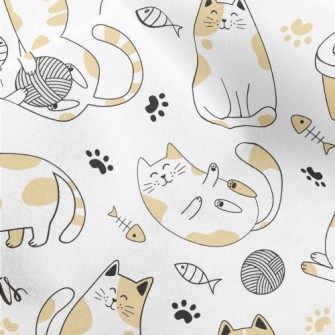 Cute Entertainment Home Cat Micro Fleece