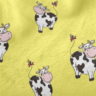 American Cartoon Cow Minky