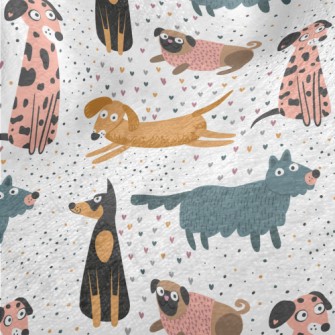 American Style Silly Dog Minky