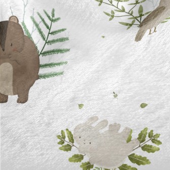 Picture Book Style Cute Animal Minky