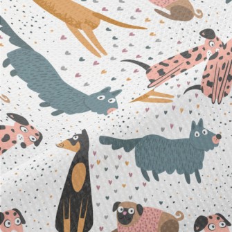 American Style Silly Dog Piqué