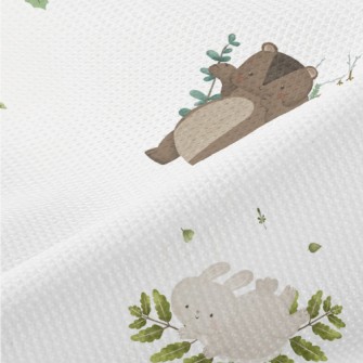 Picture Book Style Cute Animal Piqué