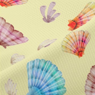 Brightly Colored Shells Piqué