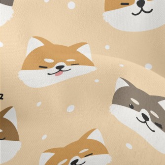 Naughty Thick Eyebrow Shiba In Lightweight Performance Linen