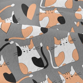 Colored Cat And Love Modern Jersey