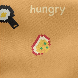 Pixel Fried Rice And Poached E Jersey Backed Fleece