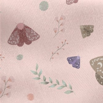 Beautifully Patterned Colorful Jersey Backed Fleece