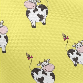 American Cartoon Cow Pongee