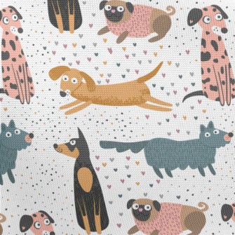 American Style Silly Dog Pongee