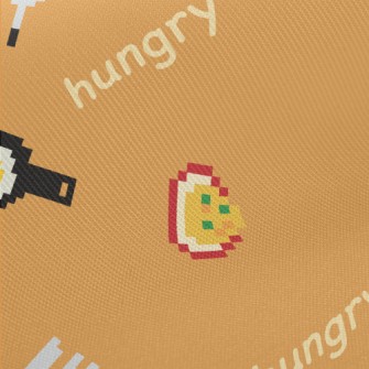 Pixel Fried Rice And Poached E Midweight Cotton Poplin