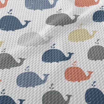 Color Silhouette Whale Birdseye Piqué