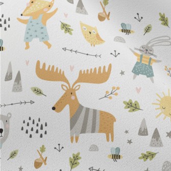 Gentle And Comfortable Forest  Chiffon