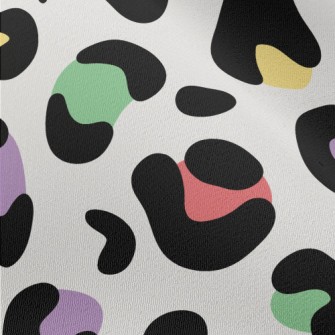 Colorful Leopard Print Chiffon