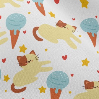 Lazy Cat And Ice Cream Chiffon