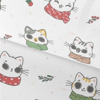 Cat Wearing Scarf In Cold Weat Waterproof Oxford