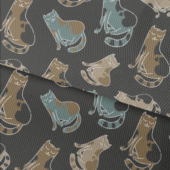 White Line Cat Waterproof Oxford