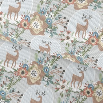 Colorful Flowers And Elk Bottl Waterproof Oxford