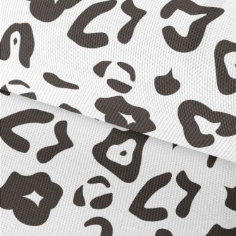 Black And White Abstract Leopa Waterproof Oxford