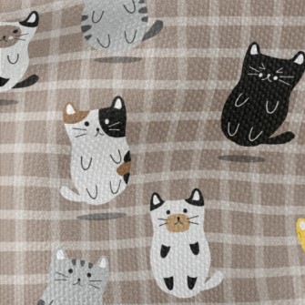 Floating Round Cat Waterproof Canvas