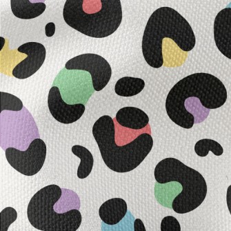 Colorful Leopard Print Waterproof Canvas