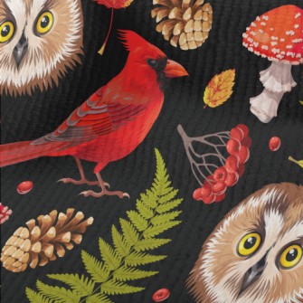 Realistic Hand Drawn Owl And C Terry