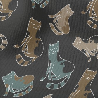 White Line Cat Terry