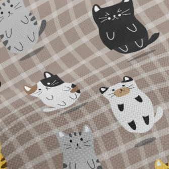 Floating Round Cat Performance Linen