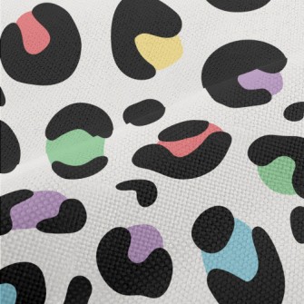 Colorful Leopard Print Performance Linen
