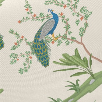 Fine Chinese Style Peacock Twill