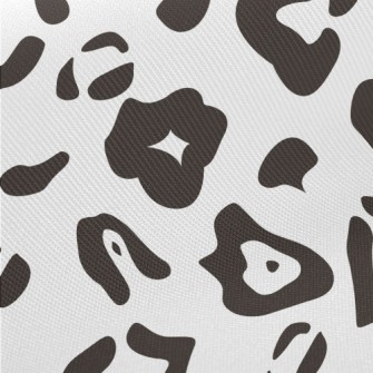 Black And White Abstract Leopa Twill