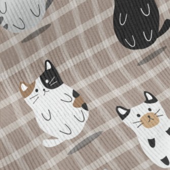 Floating Round Cat Standard Corduroy