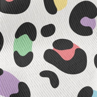 Colorful Leopard Print Standard Corduroy