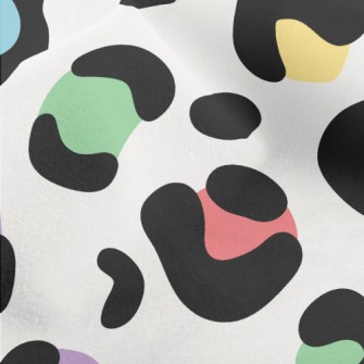 Colorful Leopard Print Micro Fleece