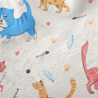 Colorful American Style Cat Minky