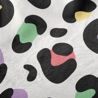 Colorful Leopard Print Minky