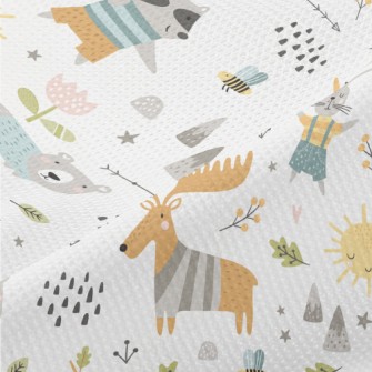 Gentle And Comfortable Forest  Piqué