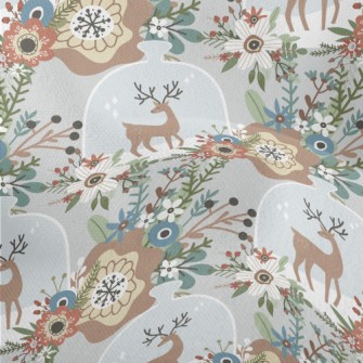 Colorful Flowers And Elk Bottl Lightweight Performance Linen