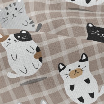 Floating Round Cat Modern Jersey